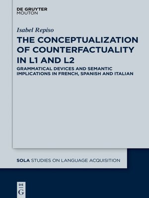 cover image of The Conceptualization of Counterfactuality in L1 and L2